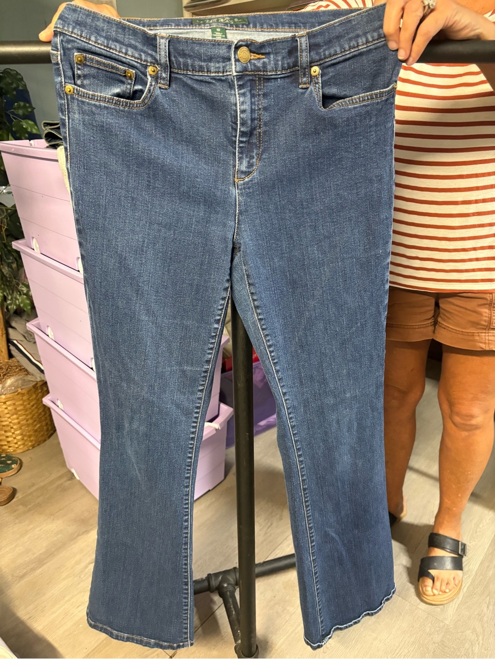 Lauren Ralph Lauren Blue Flare Jeans